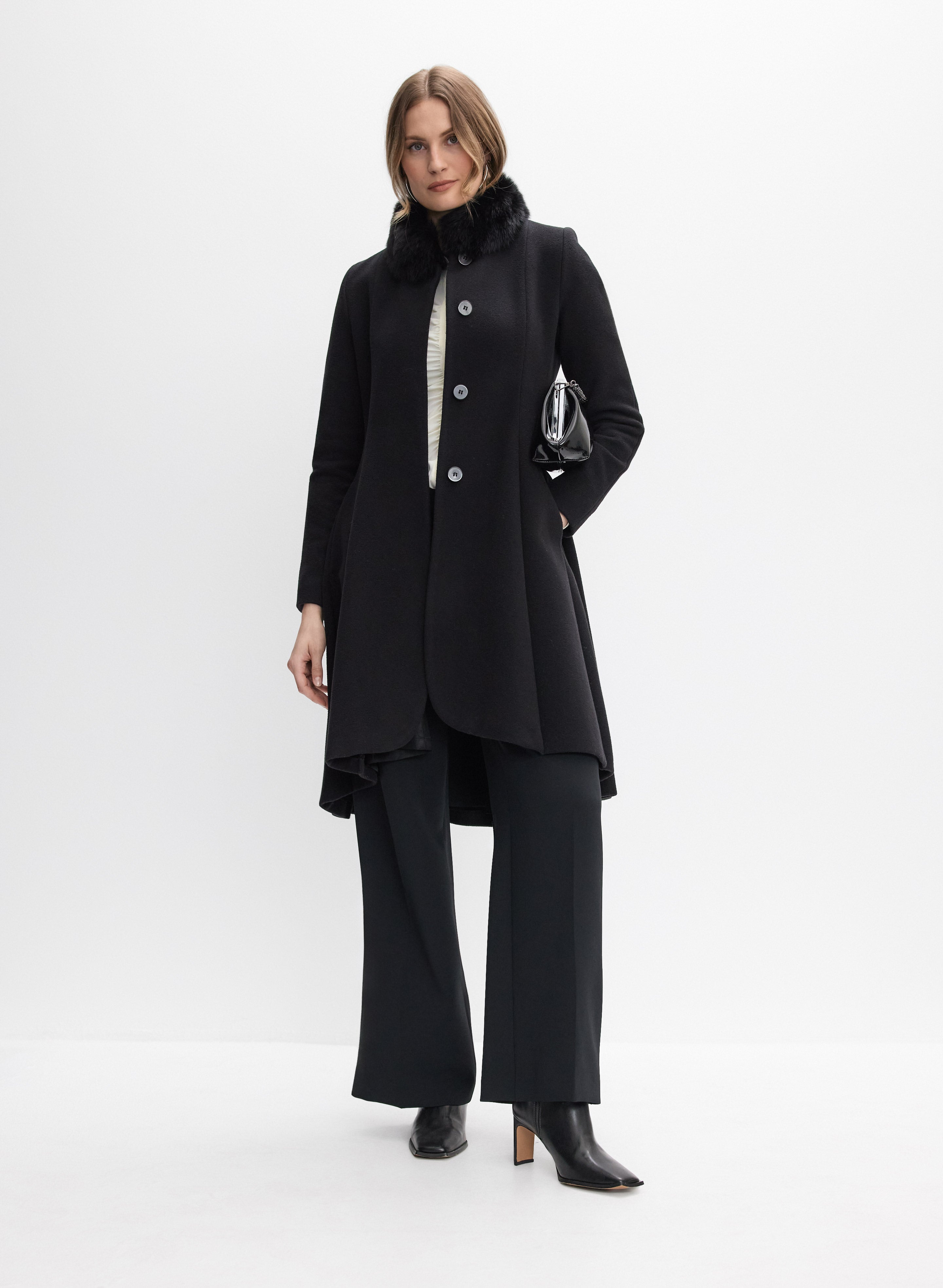 Mallia - Wool & Cashmere Blend Coat
