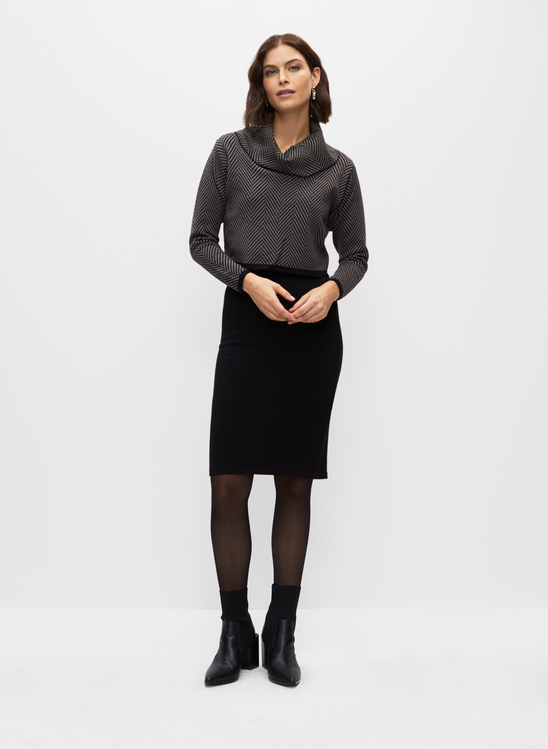 Cowl Neck Fooler Dress