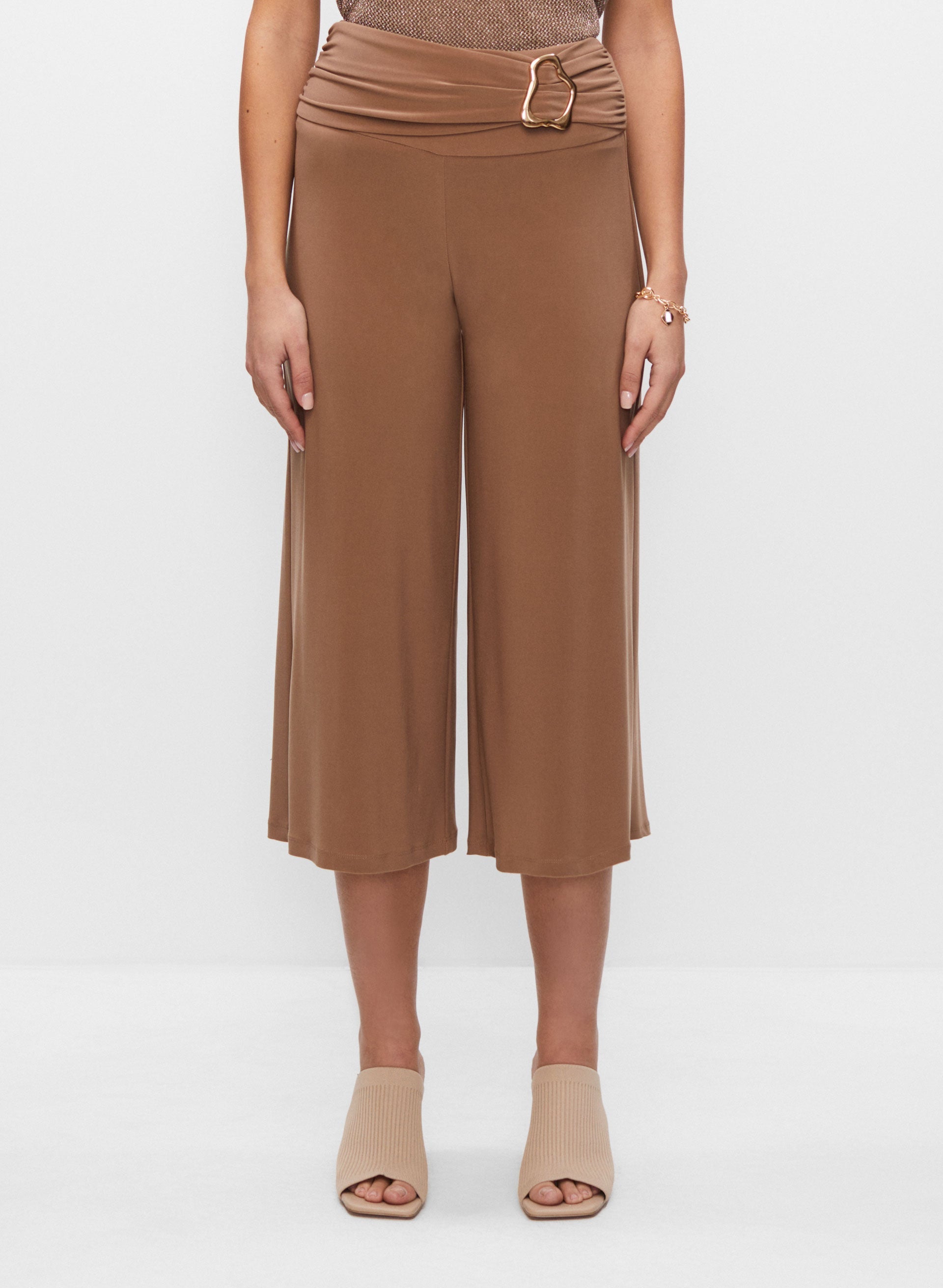 Joseph Ribkoff Pull On Waist Detail Gaucho Pants