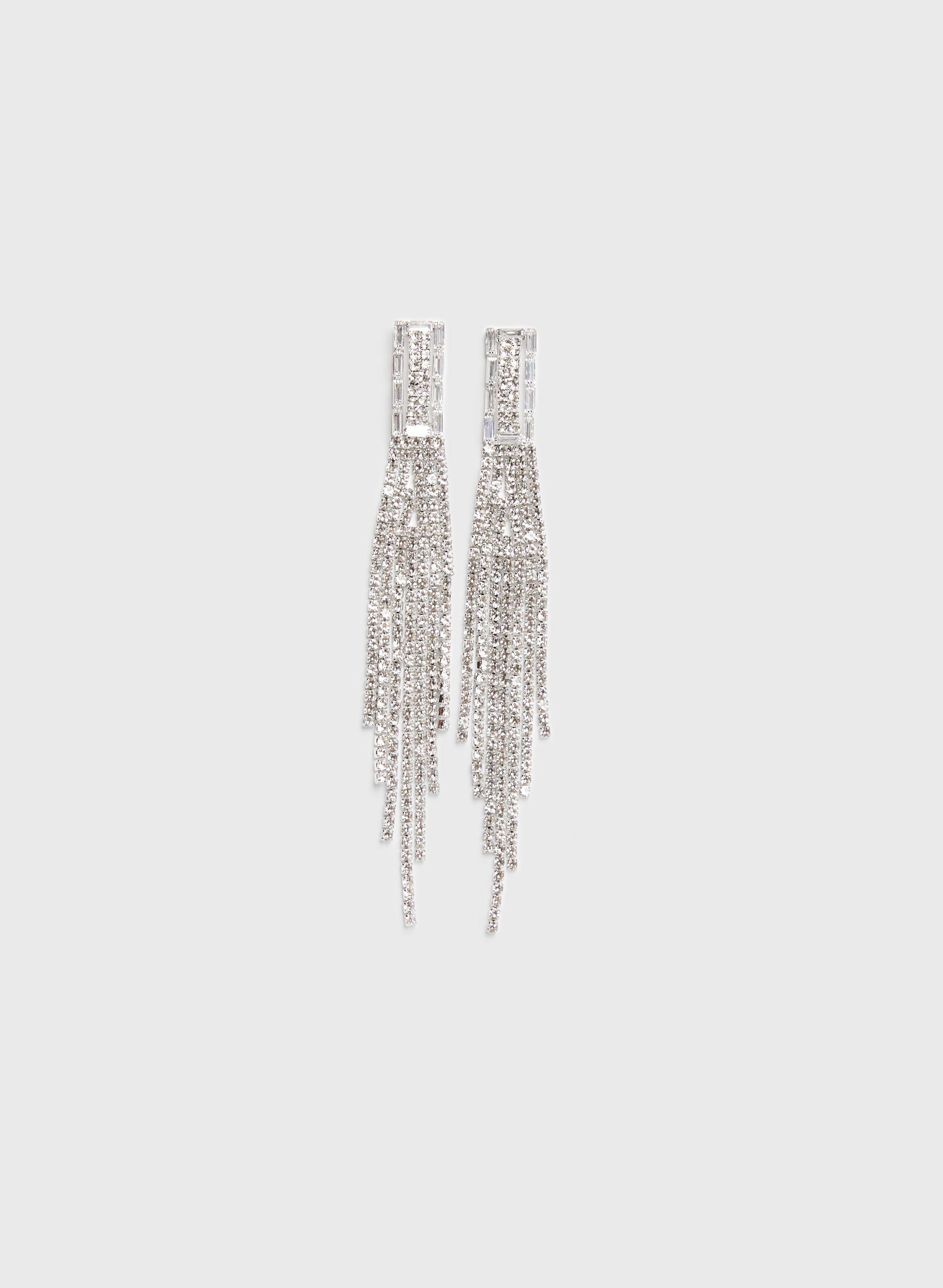 Cascading Crystal Earrings